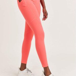 NWT Mono B High Waisted Leggings Bubble Gum Color Size L